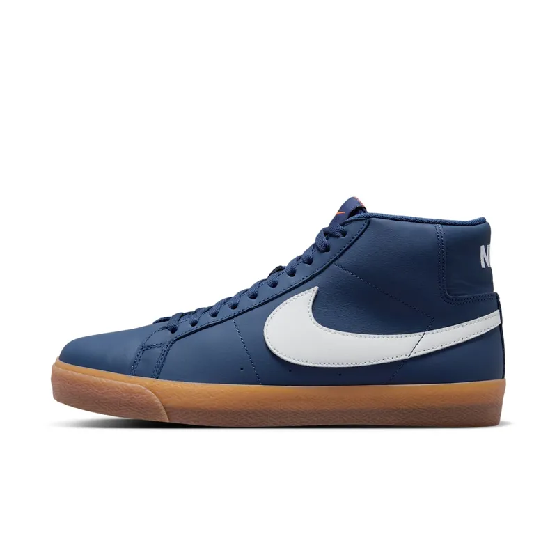 Nike SB Zoom Blazer Mid Orange Label Navy Gum (FJ1680-400)