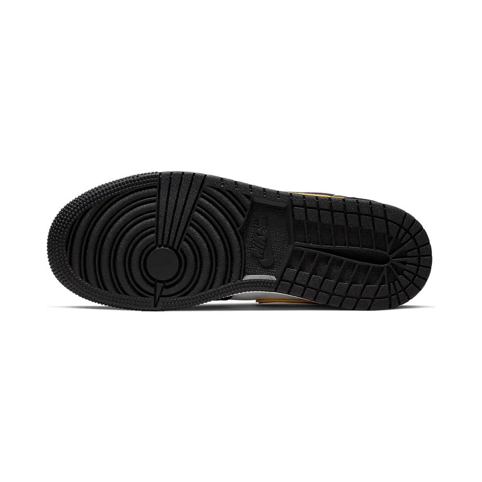 Jordan 1 Low Lakers Top 3 (GS) Black/Field Purple-White (553560-051)