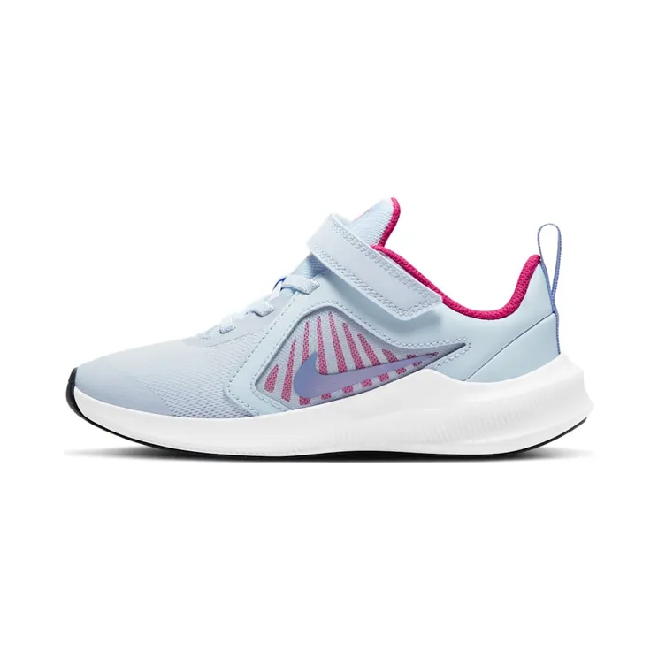 Nike Downshifter 10 “Football Grey / Thunder Blue / White / Purple Pulse” (CJ2067-010)