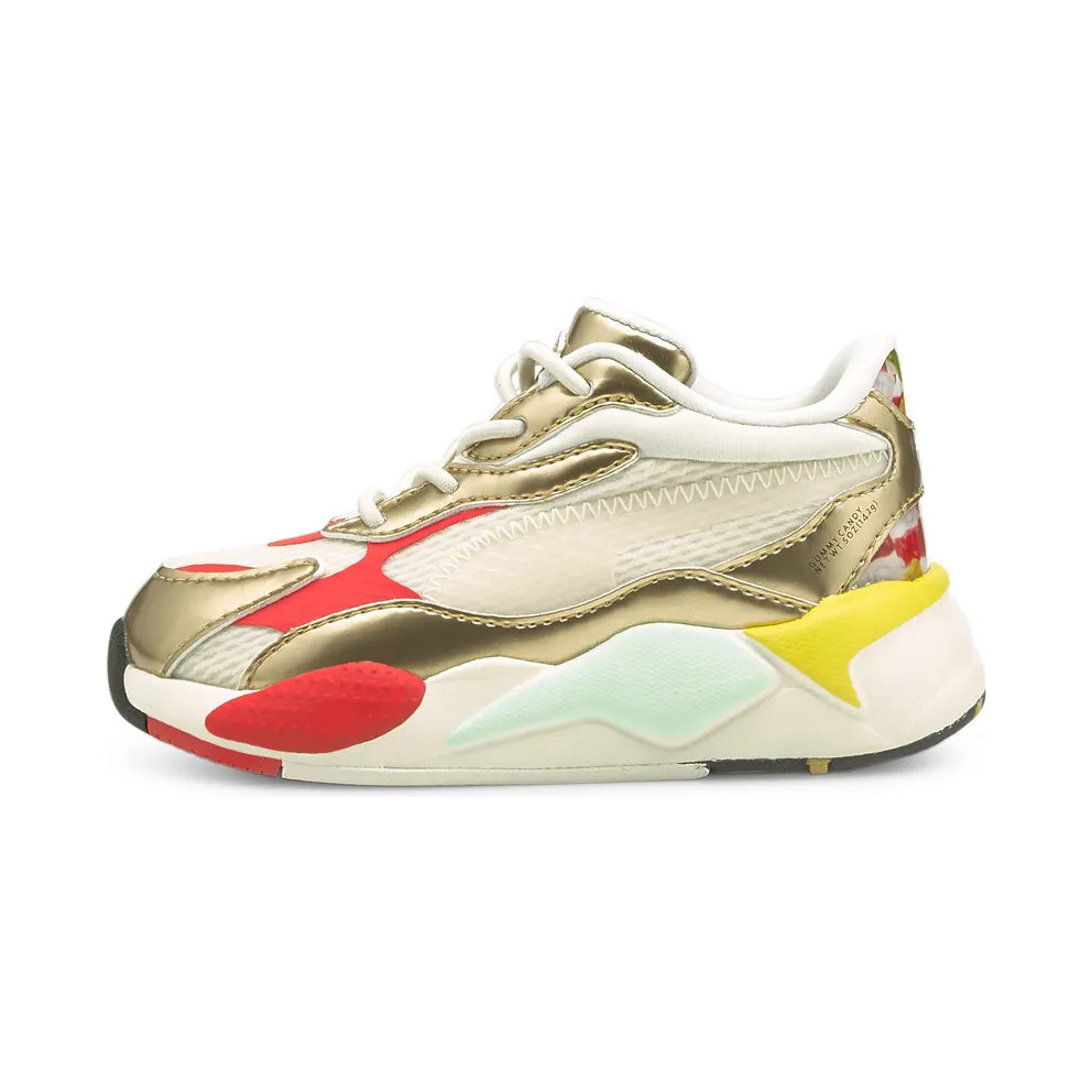 Puma x HARIBO RS-X3 with alternatieve sluiting White/Gold (383474-01)