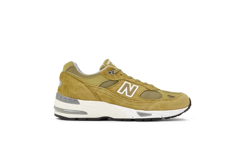New Balance 991 MiUK Green Moss Cloud Cream (M991GGW)