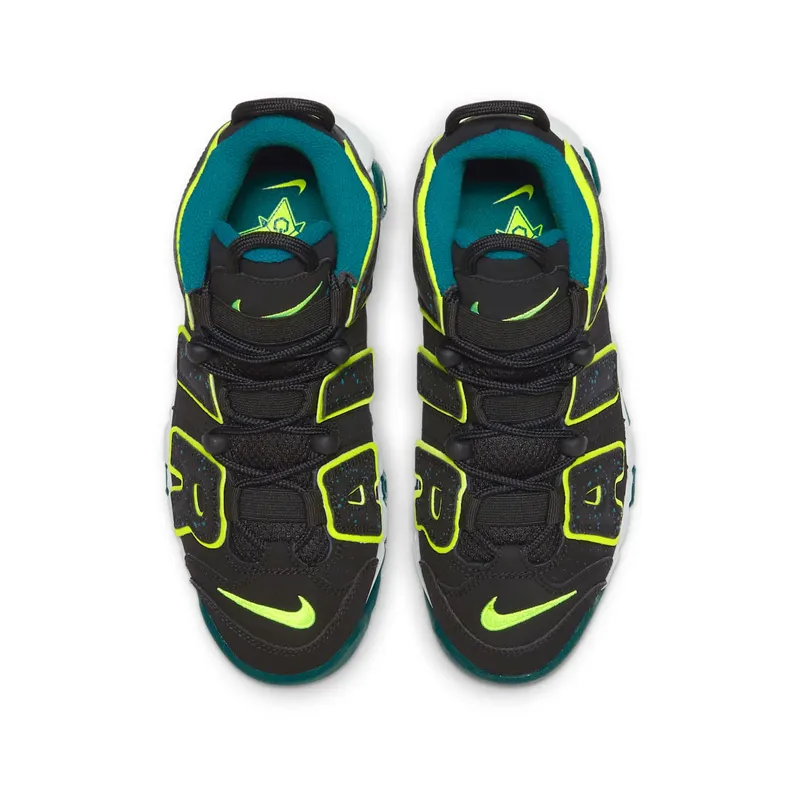 Nike Air More Uptempo Low Black Geode Teal (DZ2809-001)