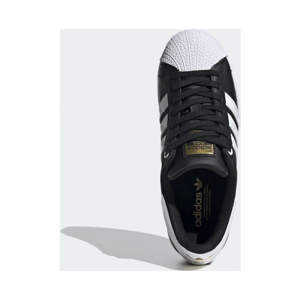 adidas Superstar Bold Black White (W) Core Black/Cloud White/Gold Metallic (FV3335)