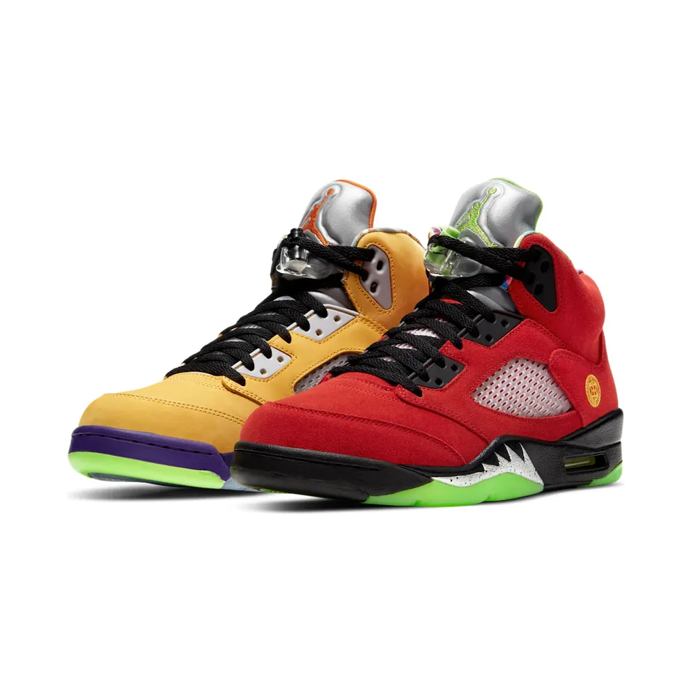 Jordan 5 Retro What The Varsity Maize/Court Purple-Ghost Green-Solar Orange (CZ5725-700)