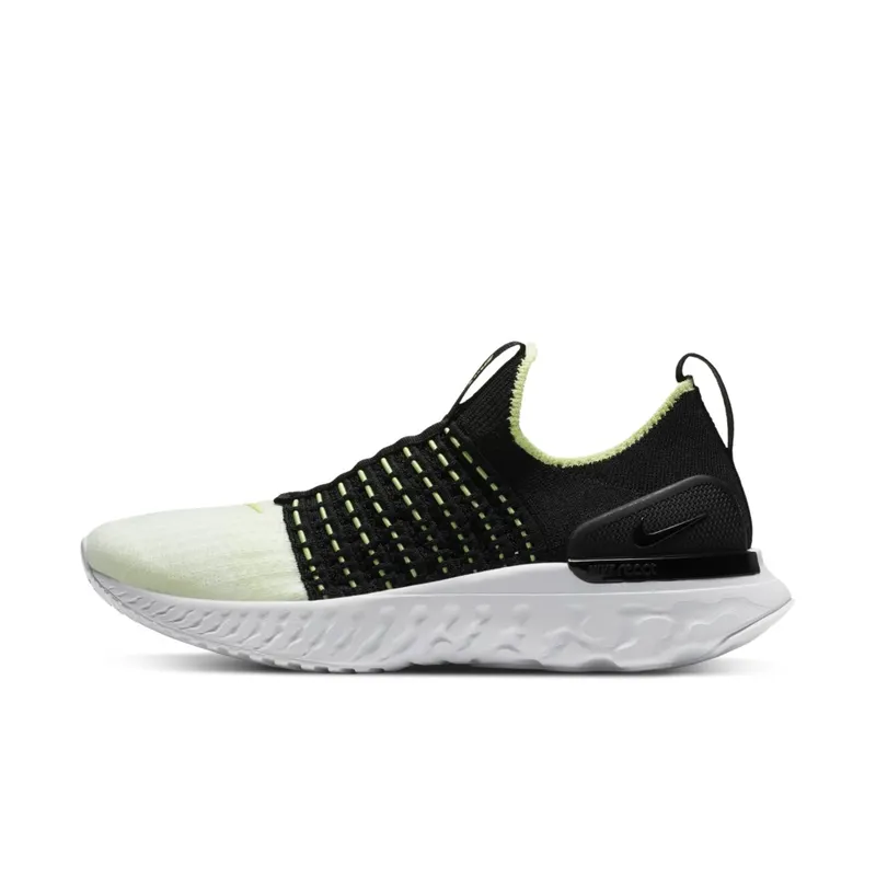 Nike React Phantom Run Flyknit 2 Black Barely Volt (W) Black/Glacier Ice-White-Barely Volt (CJ0280-004)