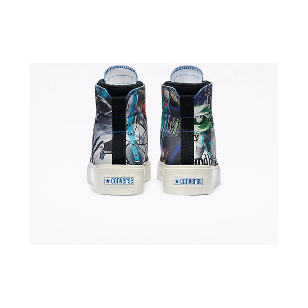 Converse Beat The World Skidgrip High Top Egret/multi/Black (170681C)