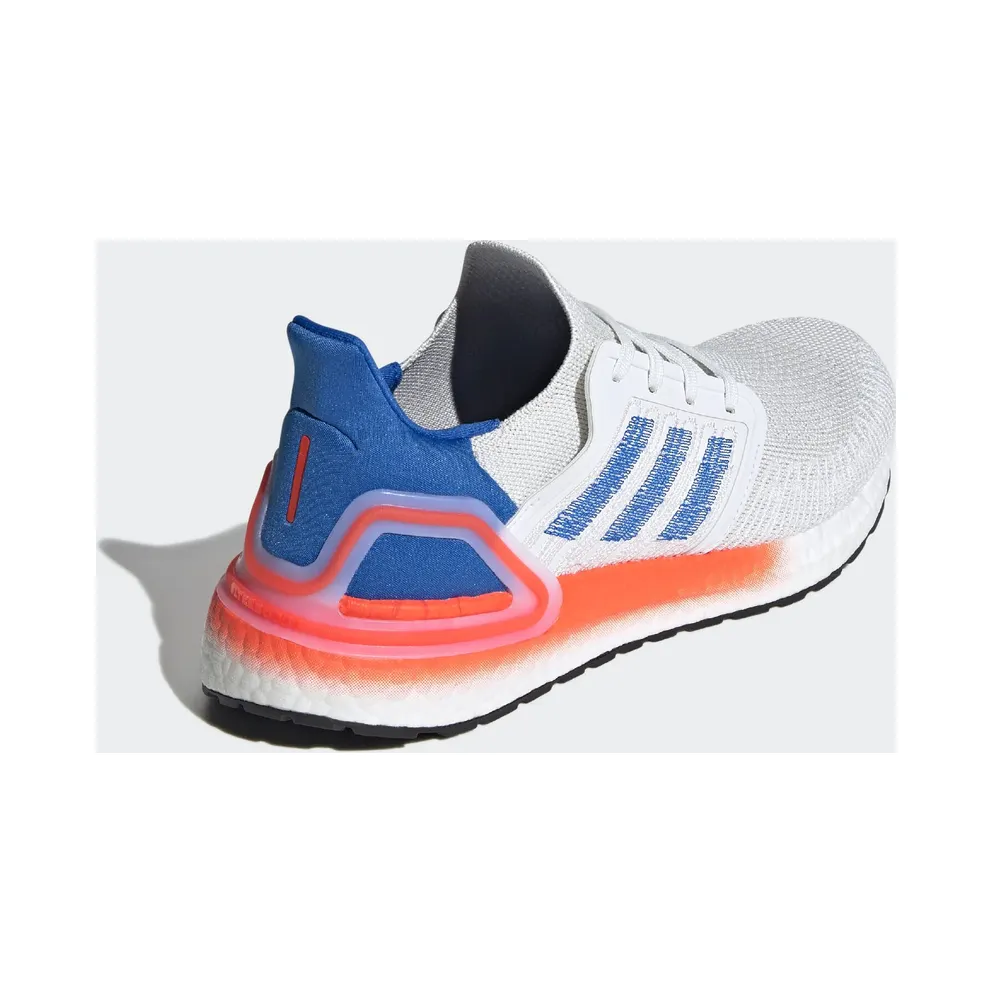 adidas Ultra Boost 20 White Glory Blue Solar Red Crystal White/Glory Blue/Solar Red (EG0708)