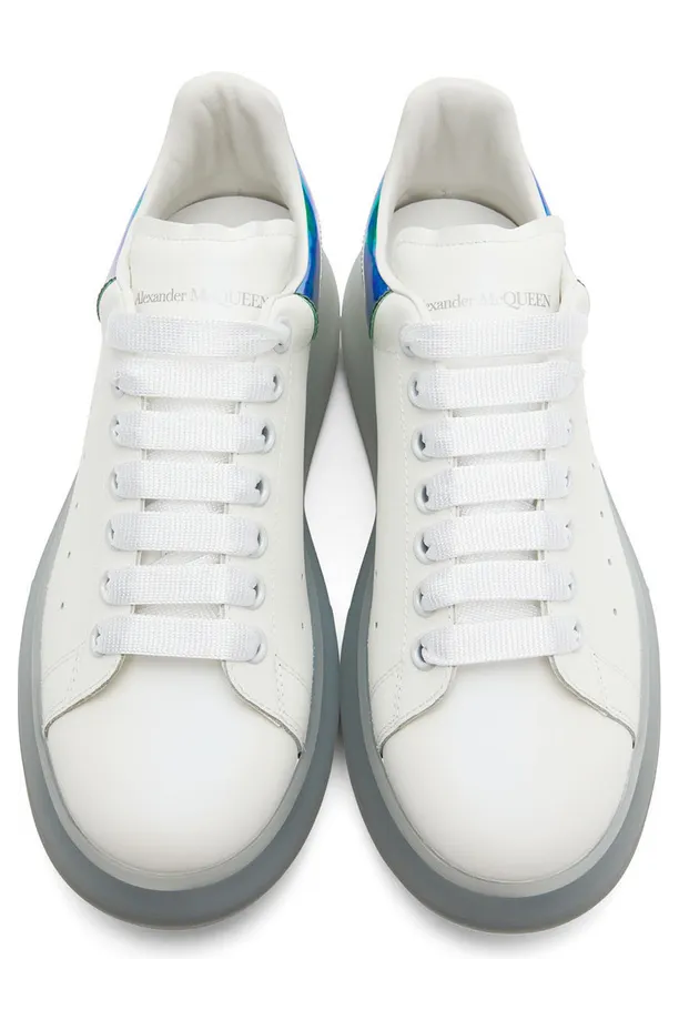 Alexander McQueen White & Multicolor Oversized Sneakers (610812WIBS14535) (5)