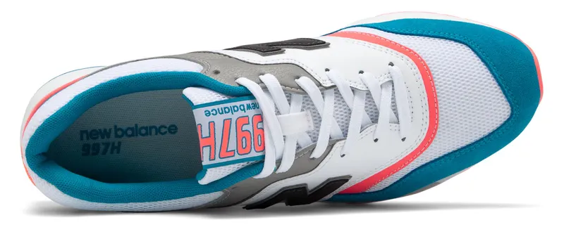 New Balance 997 White Aqua White/Aqua (CM997HCS)