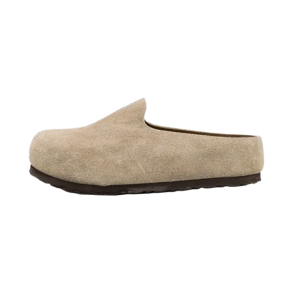 Birkenstock Amsterdam Wrapped Suede “Taupe” (1032516)