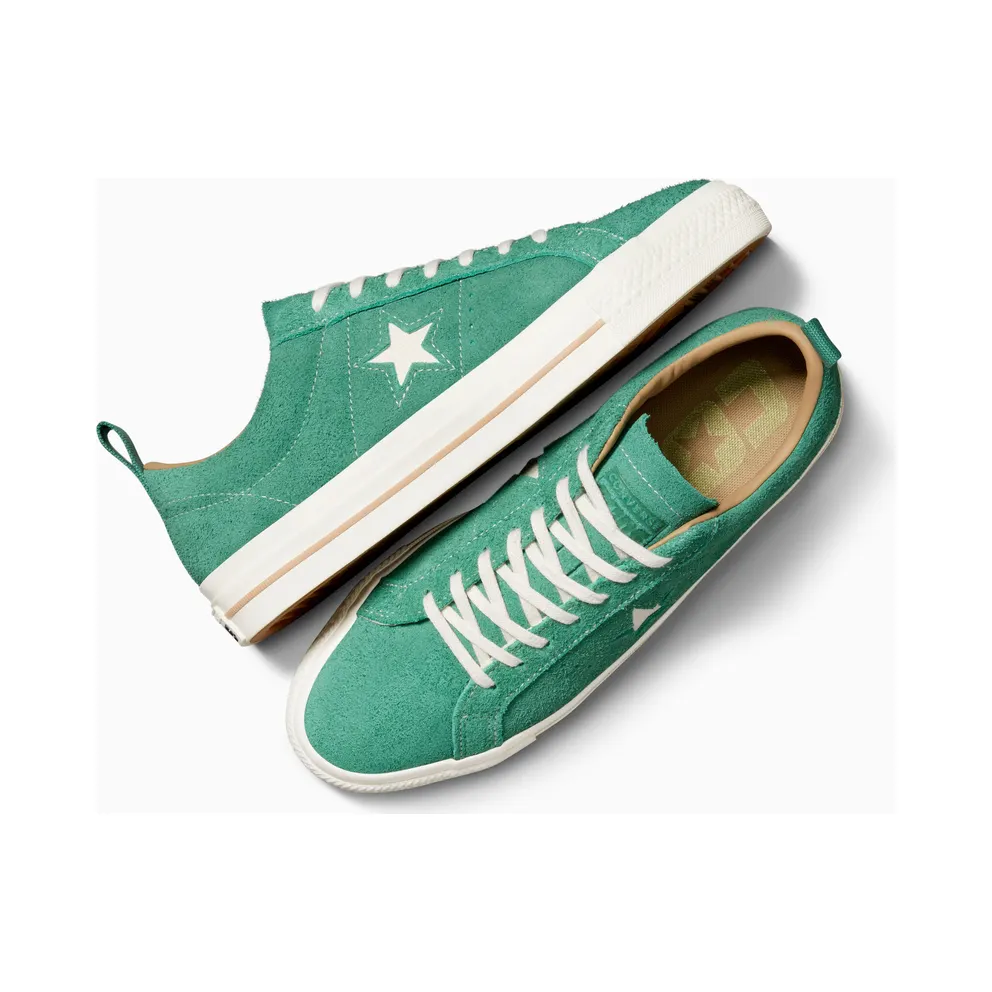 Converse One Star Pro Vintage Suede Algae Coast/egret