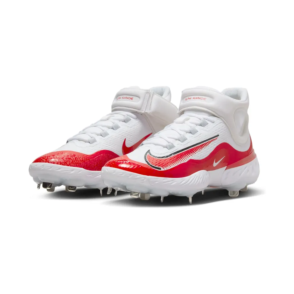 Nike Alpha Huarache Elite 4 White University Red (FD2744-105)