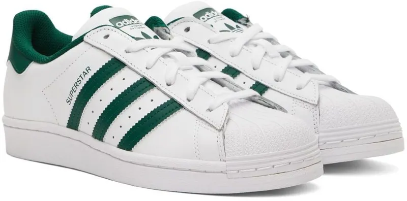 Adidas SUPERSTAR SHOES Cloud White / Collegiate Green / Cloud White (GZ3742)