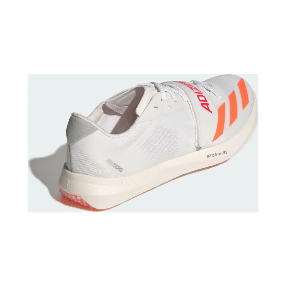 adidas Adizero Tj/pv Track And Field “Cloud White / Lucid Orange / Lucid Red” (JQ0802)