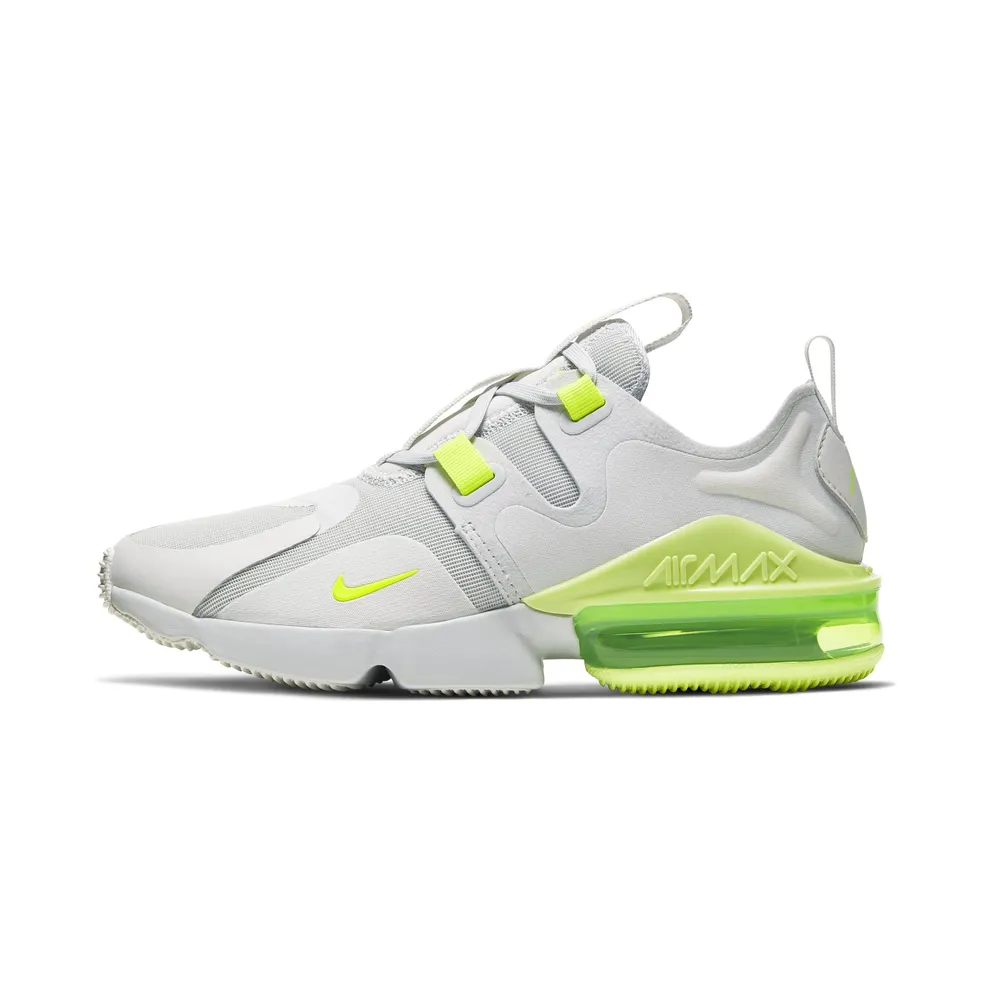 Nike Air Max Infinity Grey “Photon Dust / Barely Volt / Platinum Tint / Lemon Venom” (BQ4284-003)