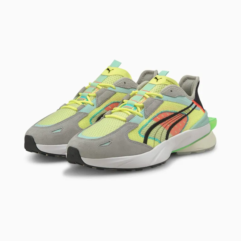 Puma PWRFRAME OP-1 Abstract Grey/Yellow/White (382649-01)
