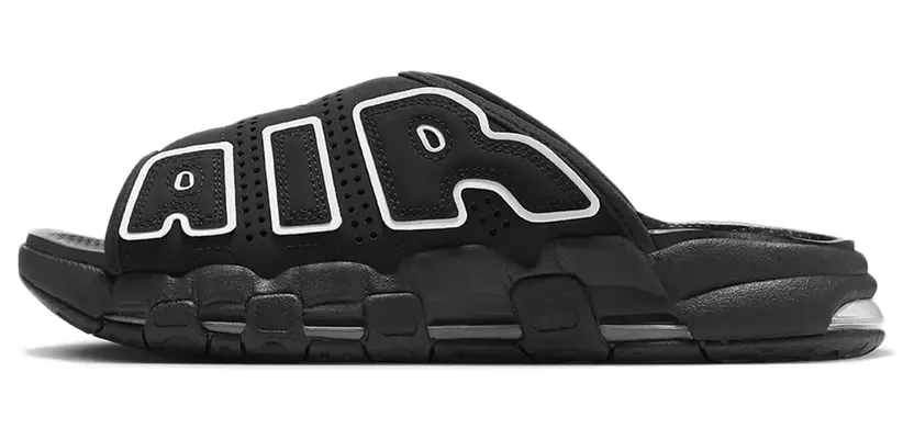 Nike Air More Uptempo Slide Black White (DV2132-001)