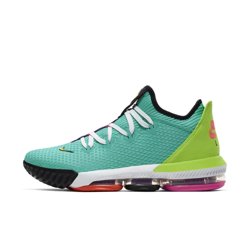 Nike LeBron 16 Low Air Max Trainer 2 Hyper Jade/Total Orange-Electric Green-Black (CI2668-301)