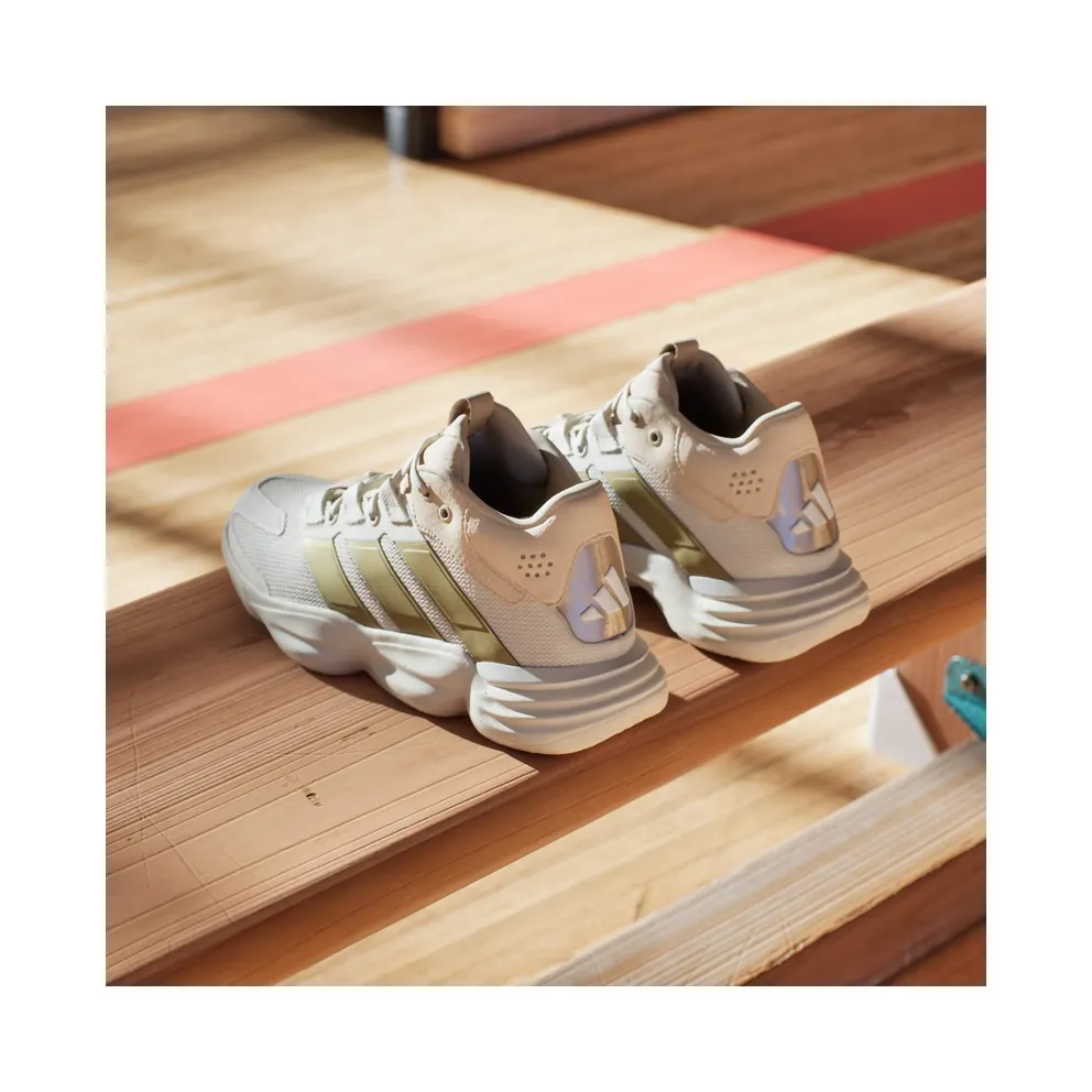 Adidas Court Stabil Indoor Off White / Gold Metallic / Crystal Sand (JP9833)