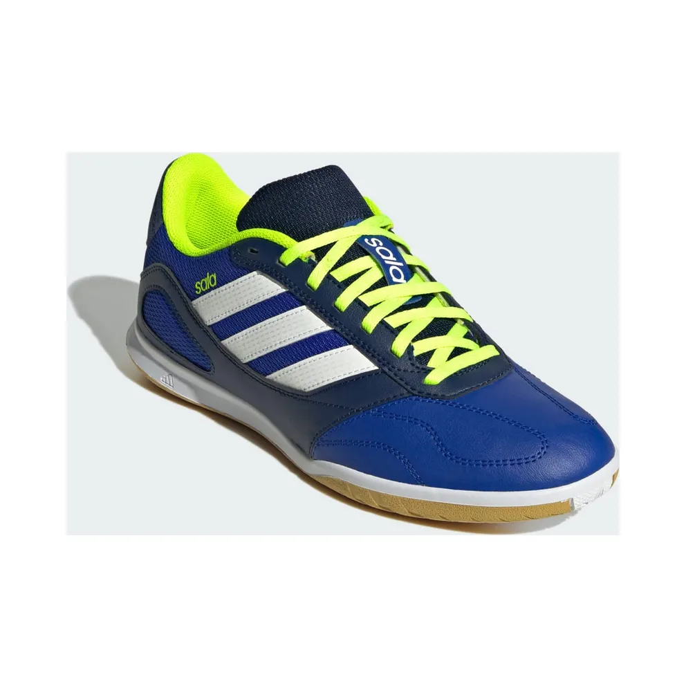 adidas Super Sala Competition 3 Indoor Lucid Blue Cloud White Lucid Lemon (JR5398)