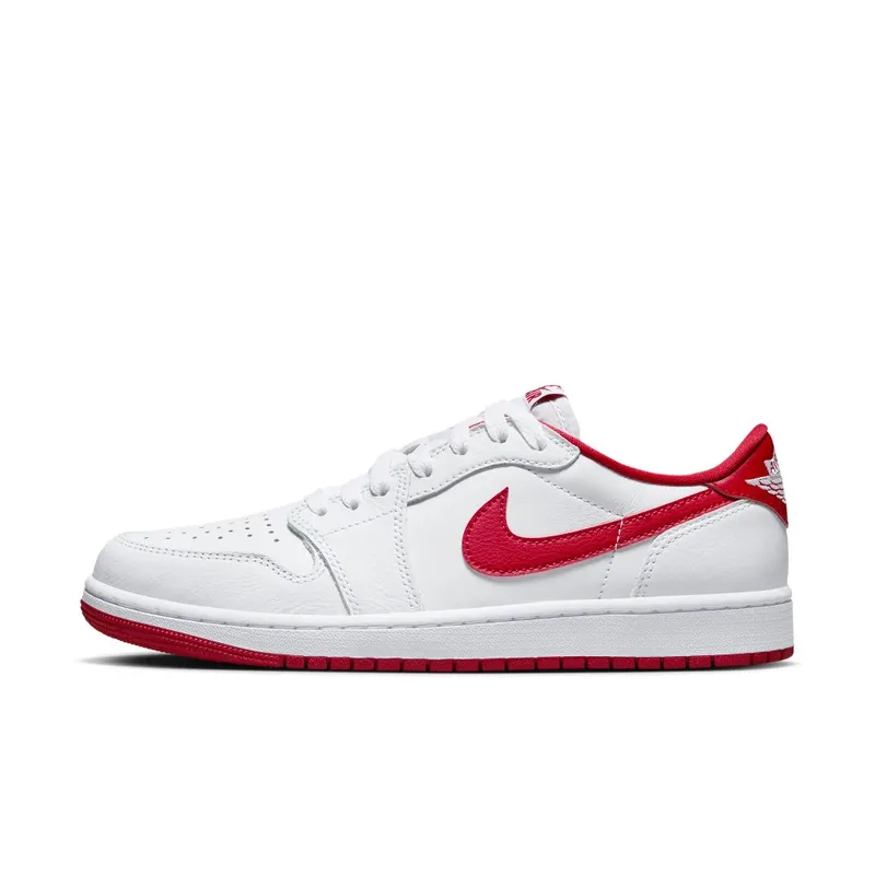 Air Jordan 1 Low OG White/White/University Red (CZ0790-161)