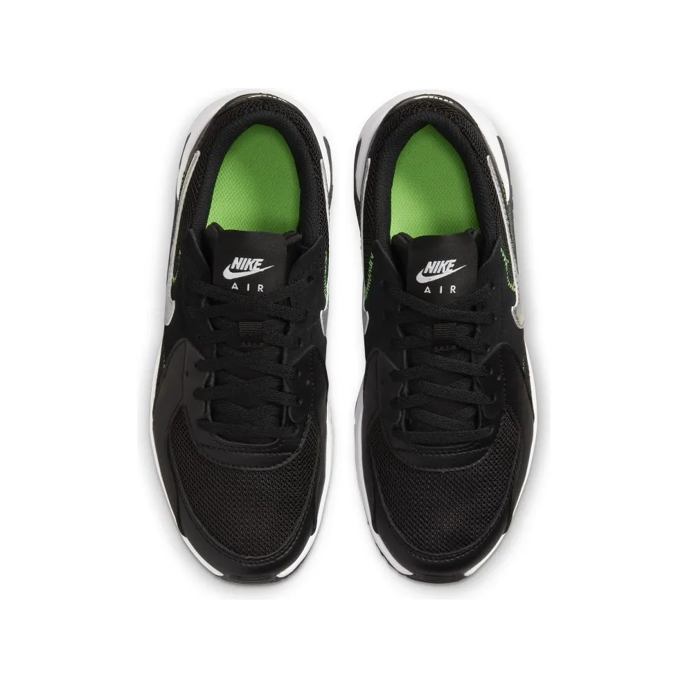 Nike Air Max Excee “Black / Dark Smoke Grey / Green Strike / Chrome” (CD6894-015)