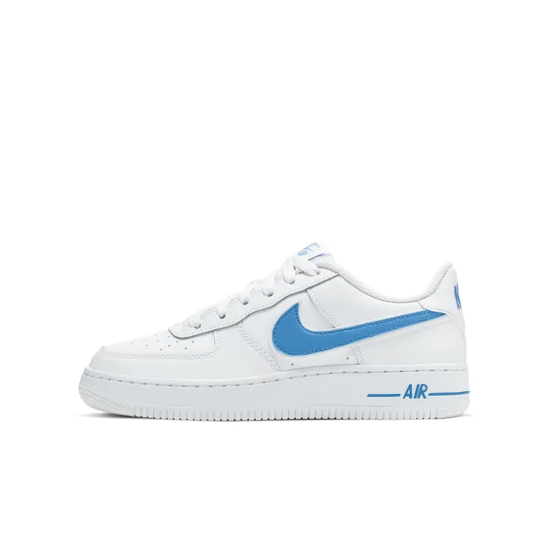 Nike Air Force 1 Low White University Blue (GS) White/White-University Blue (AV6252-102)