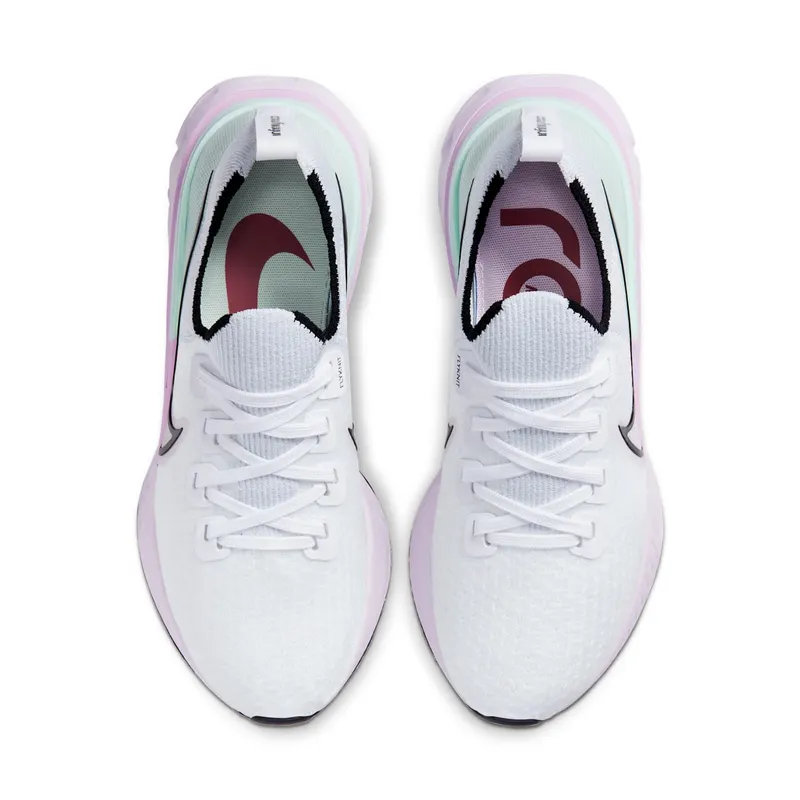 Nike React Infinity Run Flyknit White Iced Lilac (W) White/Iced Lilac/Pistachio Frost (CD4372-100)