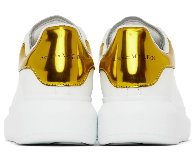 Alexander McQueen White Oversized Sneakers (676702WICGG) (2)