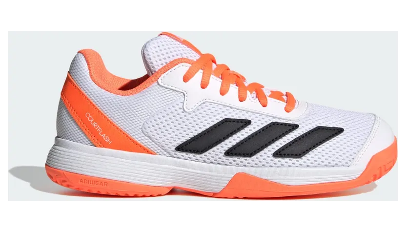 Adidas Courtflash Tennis Kids Lucid Orange / Cyber Metallic / Cloud White (JR4450)