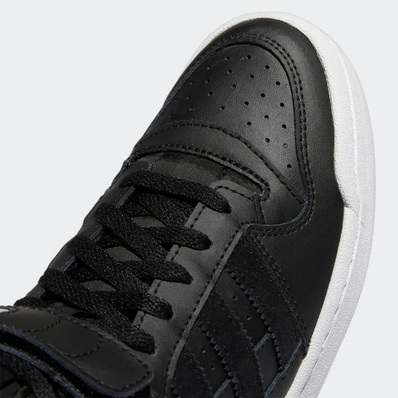 Adidas Forum Mid Core Black / Cloud White / Acid Orange (GY8183)