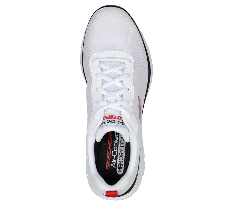 Skechers Flex Advantage 4.0 – Providence Sneaker Wht/Black/Red