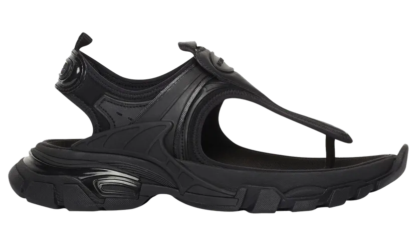 Balenciaga Track Thong Sandal Black (W) (618089W2PA11000)