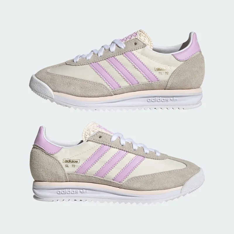 Adidas SL 72 RS GS “Chalk White Bliss Lilac” (JP9659)