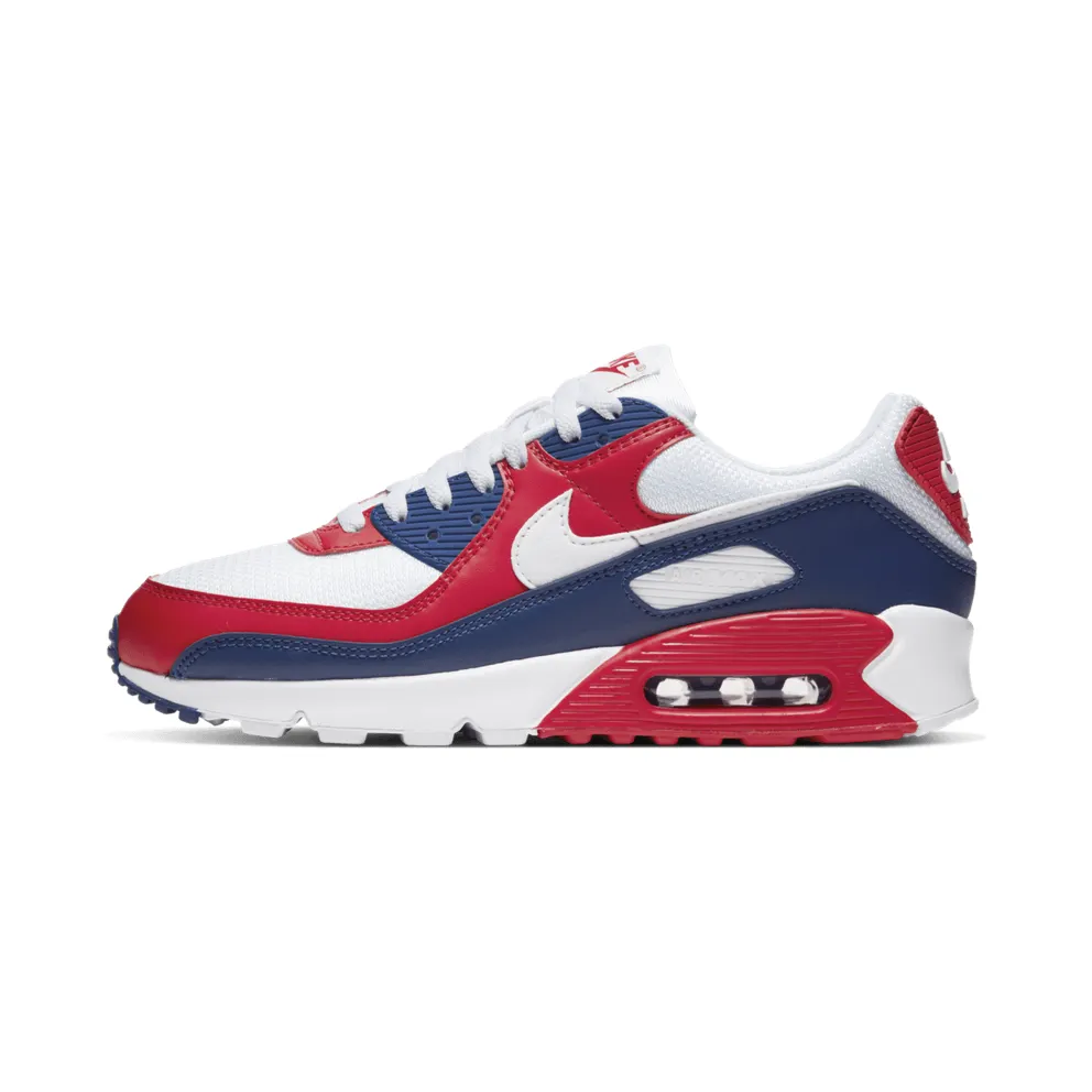 Nike Air Max 90 USA (2020) White/Red-Royal (CW5456-100)