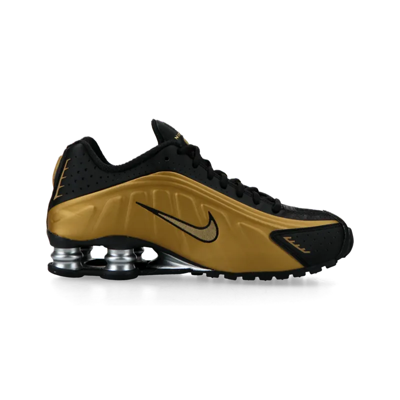 Nike Shox R4 (black / metallic gold / metallic silver) – AR3565-005