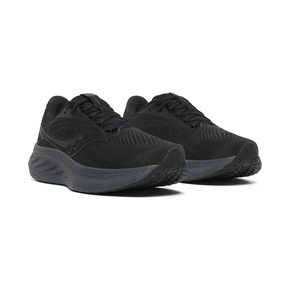 SAUCONY Ride 18 “Black / Shadow” (S21000-102)