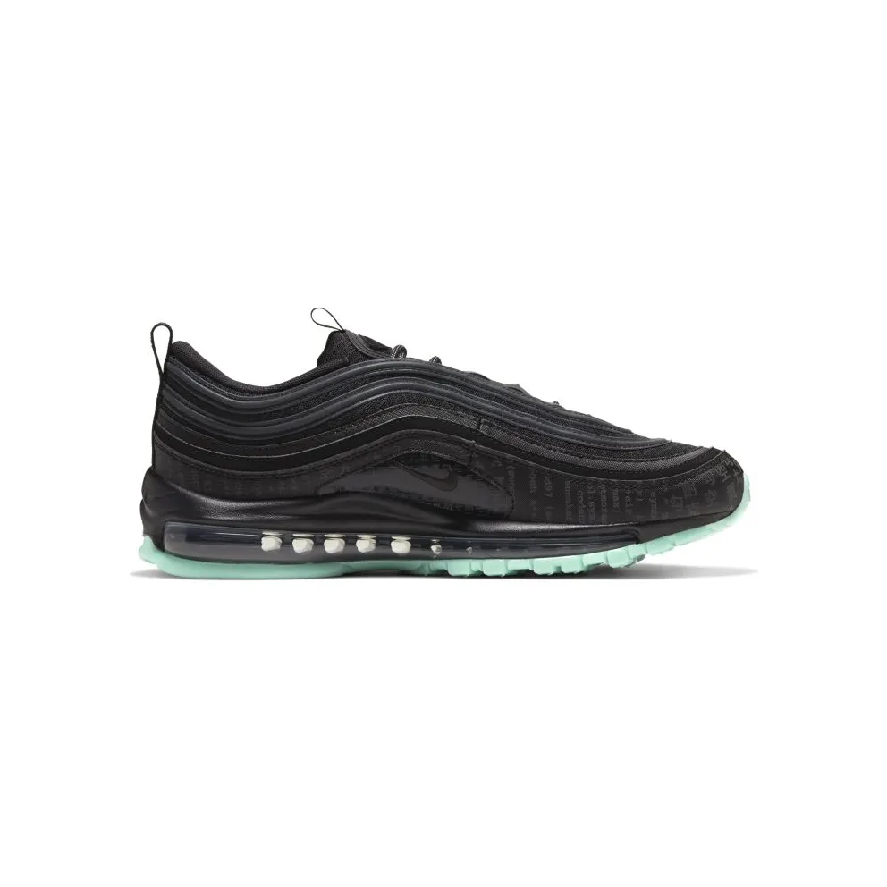 Nike Air Max 97 Matrix Black/Black-Green Glow (921826-017)