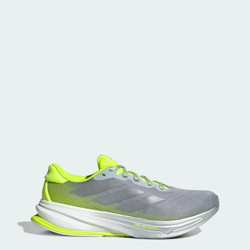 Adidas Supernova Rise 2 Running Shoes Halo Silver / Silver Metallic / Lucid Lemon (JS1888)