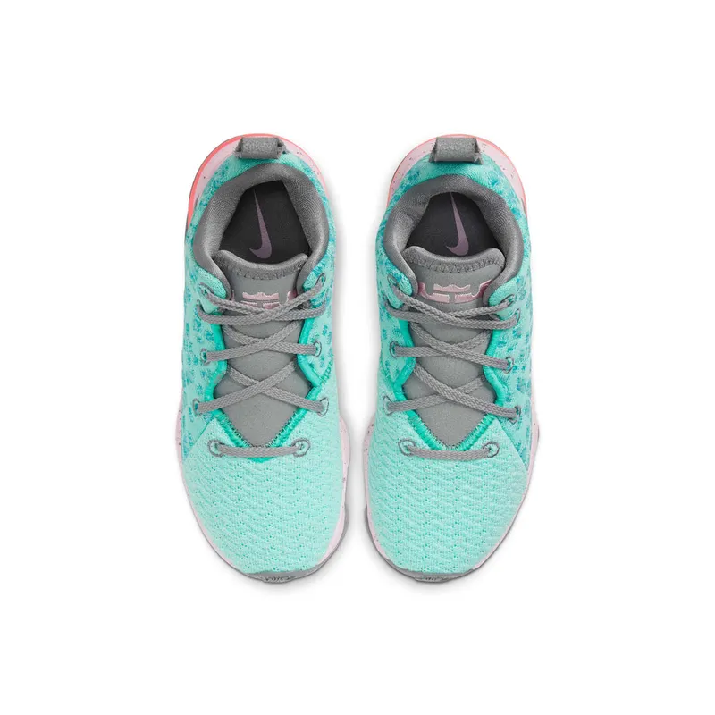 Nike LeBron 17 South Beach (PS) Light Aqua/Particle Grey (BQ5595-444)