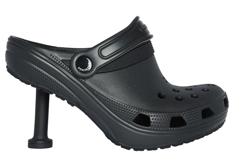 Balenciaga x Crocs Madame 80MM Black (W) (677390W1S8E1000)