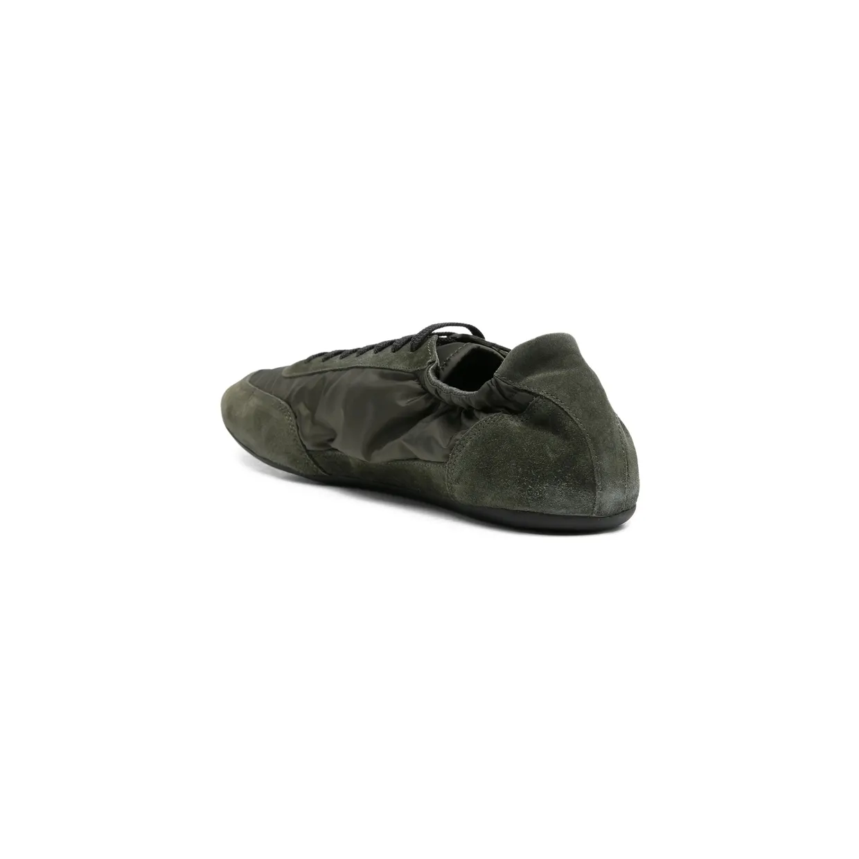 Prada Collapse Re-Nylon and Suede Elasticized “Green” (2EG479 F G001 D7C F0334) (3)