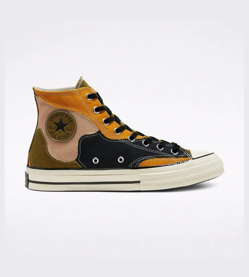Converse Chuck 70 High ‘Hacked Archive – Dark Moss Black’ Dark Moss/Black/Egret (168905C)