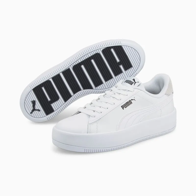 PUMA Lily Platform Laced Women’ White/Black (384617-01)
