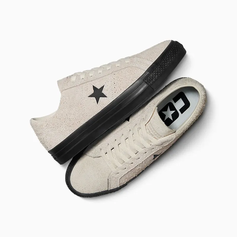 Converse CONS One Star Pro Shaggy Suede Egret/egret/black