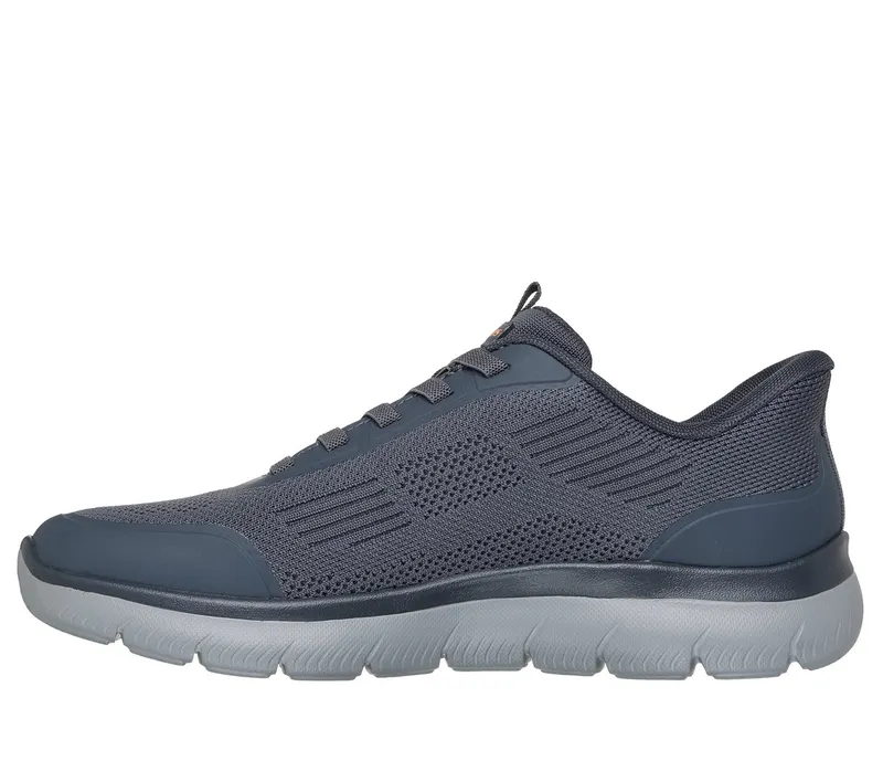 Skechers Slip-ins: Summits – Leyter Sneaker Houtskool/Orange