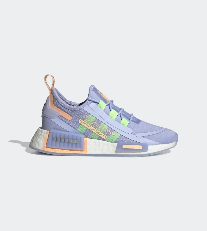 adidas NMD_R1 SPECTOO J Violet Tone / Signal Green / Acid Orange (H01461)