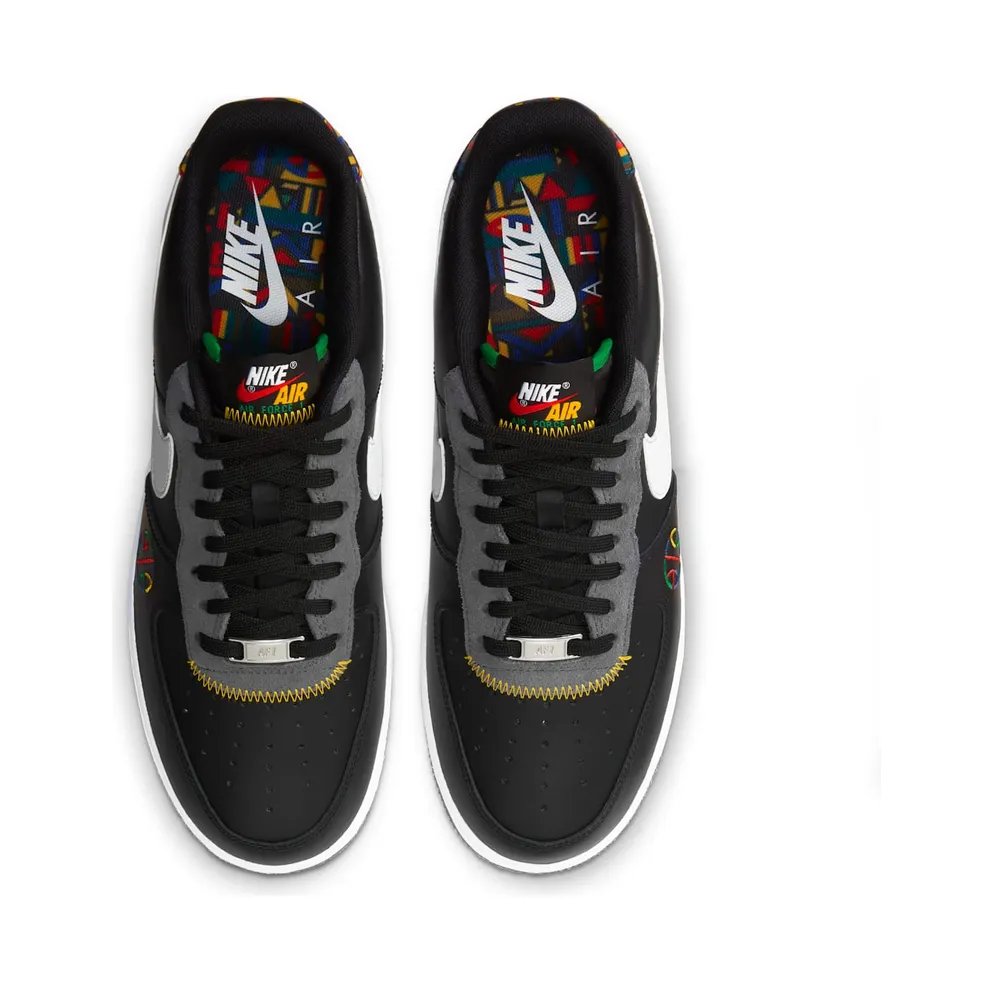 Nike Air Force 1 Low Live Together, Play Together (Peace) Black/White-Dark Grey-University Gold (DC1483-001)