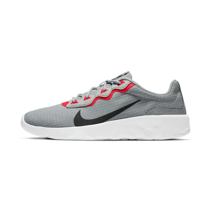 Nike Explore Strada Grey “Light Sandstone / University Red / White / Black” (CD7093-012)
