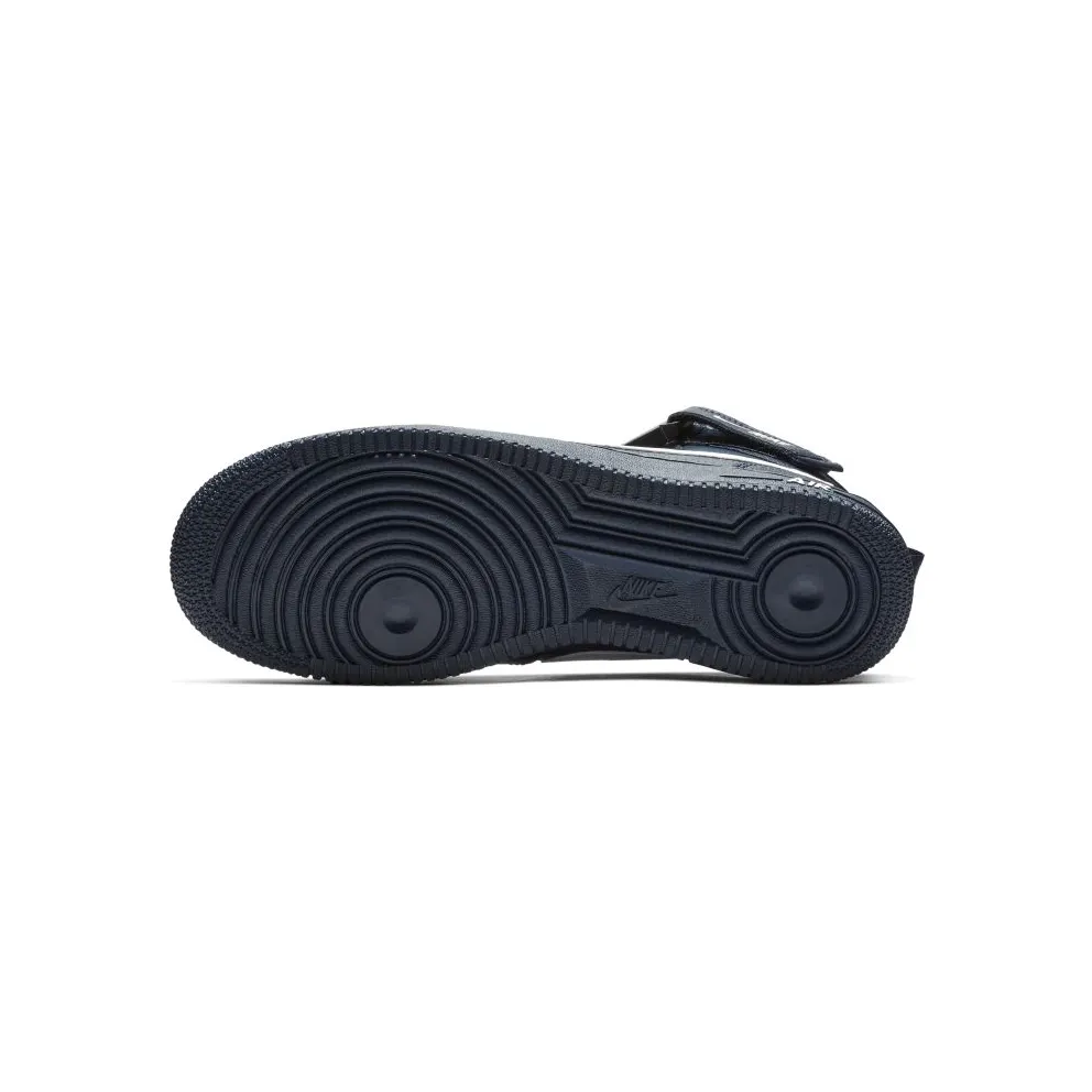 Nike Air Force 1 Mid Utility Obsidian Obsidian/White-Black-Tour Yellow (804609-403)